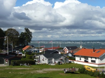 GRØNNINGEN - LYSTRUP STRAND, UDSIGT MOD VEST